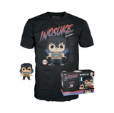 Funko Pop! and Tee: Demon Slayer Inosuke Hashibira Unmasked (Small - XXL) EB GAME EXCLUSIVE