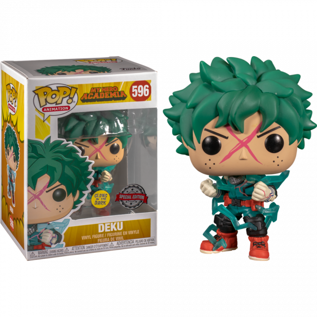 Funko Pop! Anime: My Hero Academia - Deku (Full Cowl) #596 [Exclusive - GITD]