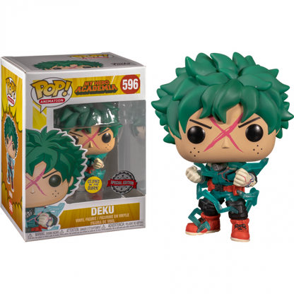 Funko Pop! Anime: My Hero Academia - Deku (Full Cowl) #596 [Exclusive - GITD]