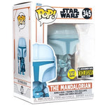 Funko Pop! Star Wars The Mandalorian Hologram Glow in the dark *Entertainment Earth Exclusive* #345