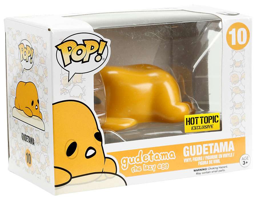 FUNKO POP! ANIMATION: SANRIO - GUDETAMA [THE LAZY EGG - LAYING DOWN] **HOT TOPIC EXCLUSIVE** #10