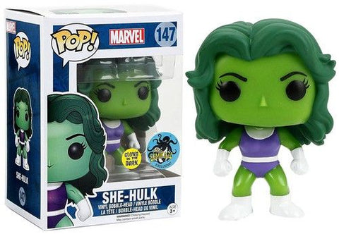 Funko Pop! Marvel: She-Hulk Glow in the Dark Comikaze Exclusive #147