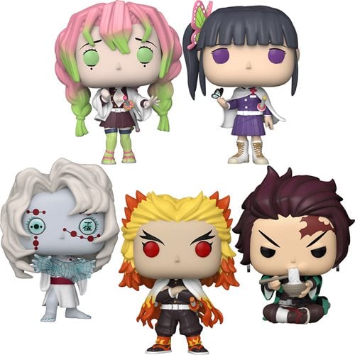 Funko Pop! Anime: Demon Slayer - Bundle of 5