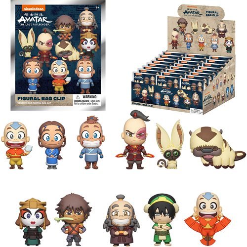 Avatar: The Last Airbender 3D Foam Bag Clip - Blind Bag Mystery Blind Bag Series 1
