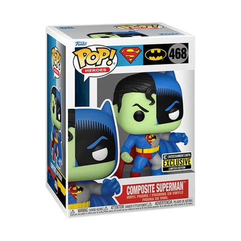 FUNKO POP! DC COMICS COMPOSITE SUPERMAN BATMAN [EE EXCLUSIVE] #468