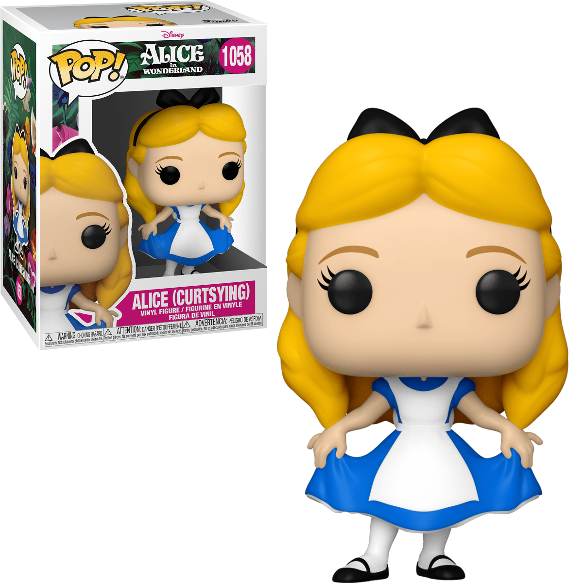 FUNKO POP! DISNEY: ALICE IN WONDERLAND [70TH ANNIVERSARY] - ALICE [CURTSYING] #1058