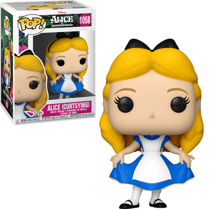 FUNKO POP! DISNEY: ALICE IN WONDERLAND [70TH ANNIVERSARY] - ALICE [CURTSYING] #1058