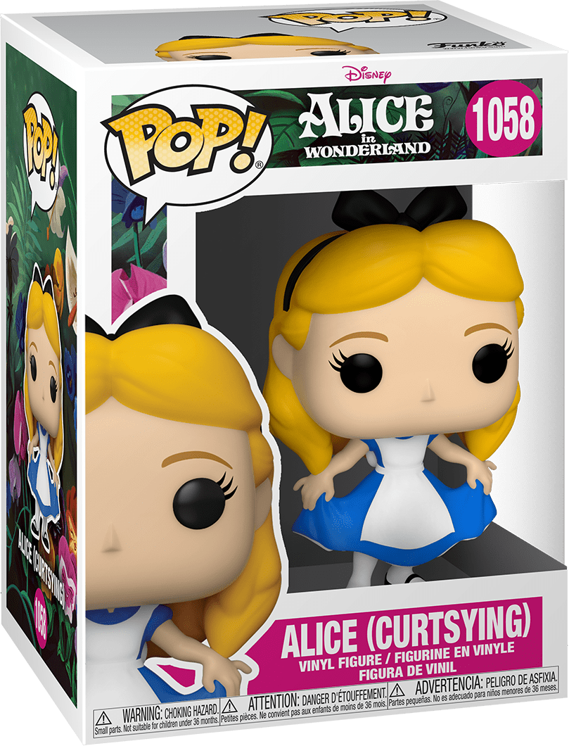 FUNKO POP! DISNEY: ALICE IN WONDERLAND [70TH ANNIVERSARY] - ALICE [CURTSYING] #1058