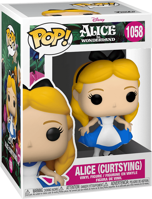 FUNKO POP! DISNEY: ALICE IN WONDERLAND [70TH ANNIVERSARY] - ALICE [CURTSYING] #1058