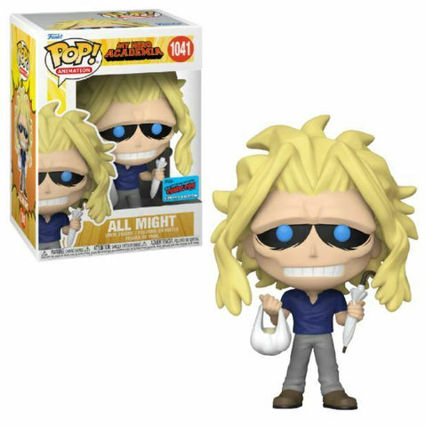 Funko Pop! Anime: My Hero Academia - All Might (Weakened with Umbrella & Bag) #1041 [2021 NYCC Convention Exclusive]
