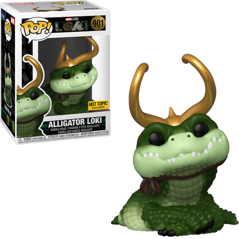 FUNKO POP! MARVEL: LOKI [TV SERIES] - ALLIGATOR LOKI **HOT TOPIC EXCLUSIVE** #901