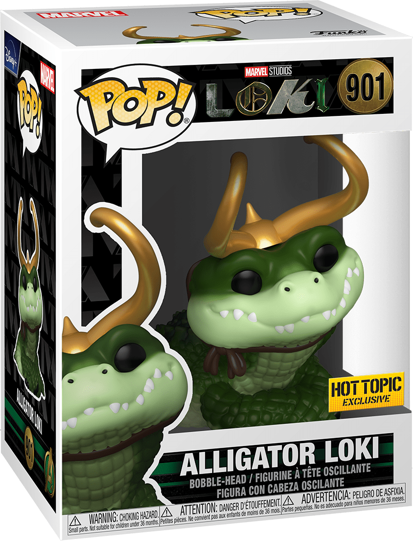 FUNKO POP! MARVEL: LOKI [TV SERIES] - ALLIGATOR LOKI **HOT TOPIC EXCLUSIVE** #901