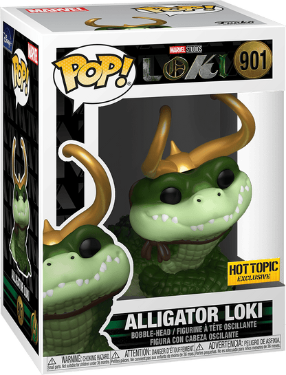 FUNKO POP! MARVEL: LOKI [TV SERIES] - ALLIGATOR LOKI **HOT TOPIC EXCLUSIVE** #901
