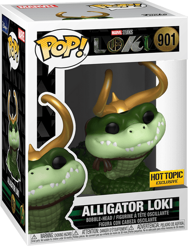 FUNKO POP! MARVEL: LOKI [TV SERIES] - ALLIGATOR LOKI **HOT TOPIC EXCLUSIVE** #901