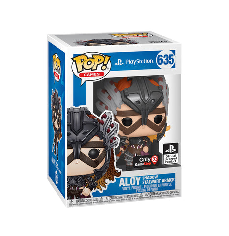 FUNKO POP! GAMES: PLAYSTATION - ALOY [SHADOW STALWART ARMOR] **GAMESTOP / EB GAMES EXCLUSIVE** #635