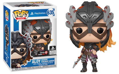 FUNKO POP! GAMES: PLAYSTATION - ALOY [SHADOW STALWART ARMOR] **GAMESTOP / EB GAMES EXCLUSIVE** #635