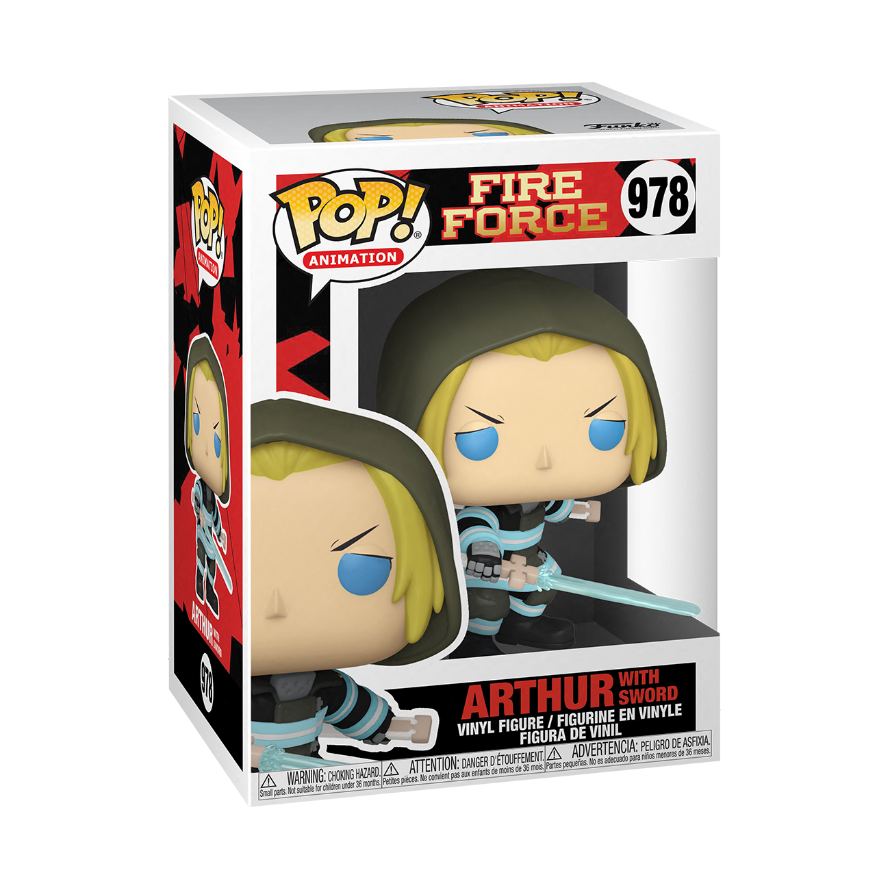 FUNKO POP! ANIMATION: FIRE FORCE - ARTHUR WITH SWORD #978