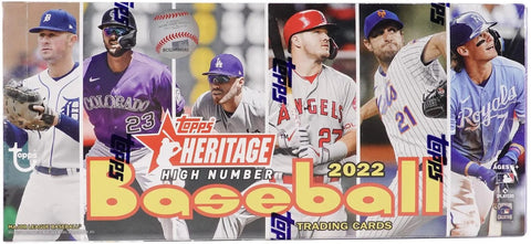 2022 TOPPS HERITAGE HIGH NUMBER BASEBALL HOBBY BOX