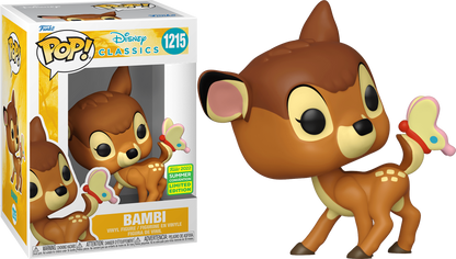 FUNKO POP! DISNEY [CLASSICS] - BAMBI [W/ BUTTERFLY] **2022 SDCC EXCLUSIVE** #1215