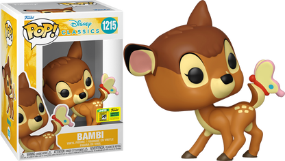 FUNKO POP! DISNEY [CLASSICS] - BAMBI [W/ BUTTERFLY] **2022 SDCC EXCLUSIVE** #1215