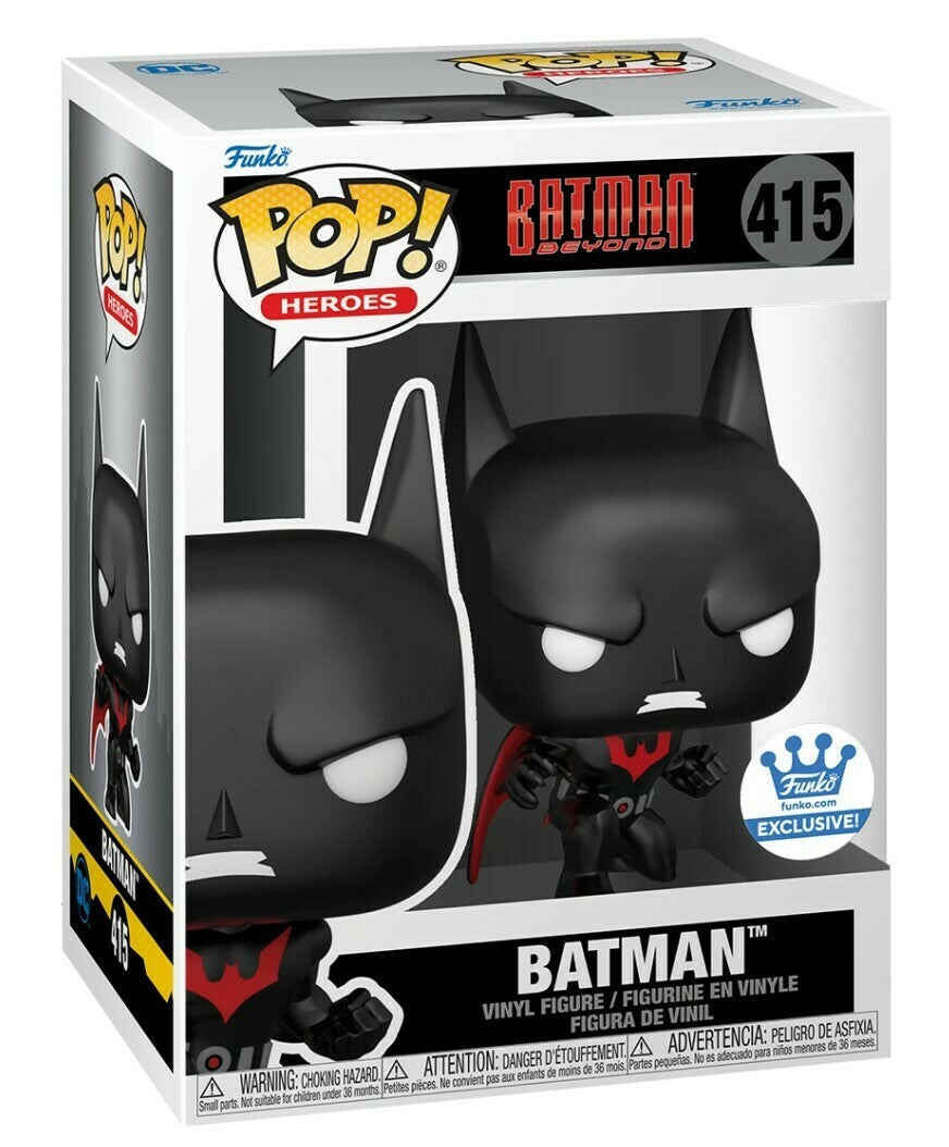 FUNKO POP! HEROES [DC]: BATMAN BEYOND - BATMAN [CROUCHING] **FUNKO SHOP EXCLUSIVE** #415