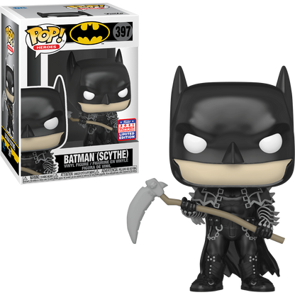FUNKO POP! HEROES [DC] - BATMAN [W/ SCYTHE] **2021 VIRTUAL FUNKON EXCLUSIVE** #397