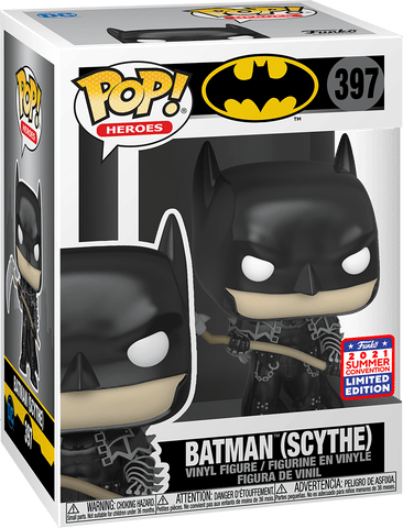 FUNKO POP! HEROES [DC] - BATMAN [W/ SCYTHE] **2021 VIRTUAL FUNKON EXCLUSIVE** #397