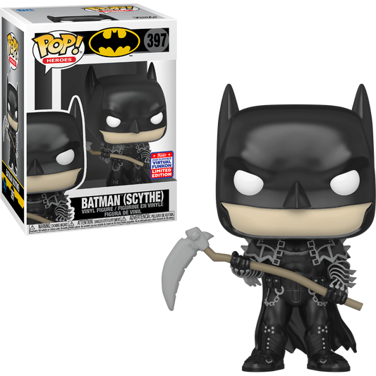 FUNKO POP! HEROES [DC] - BATMAN [W/ SCYTHE] **2021 VIRTUAL FUNKON EXCLUSIVE** #397