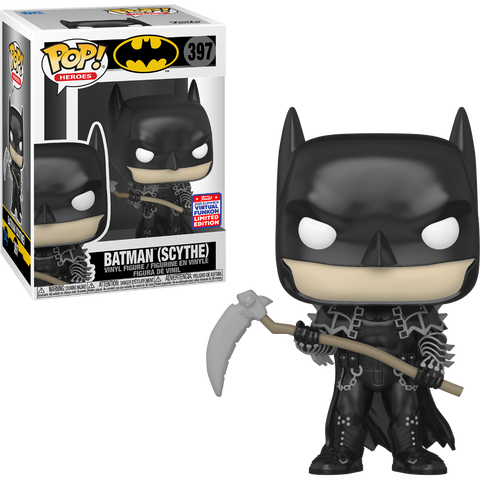 FUNKO POP! HEROES [DC] - BATMAN [W/ SCYTHE] **2021 VIRTUAL FUNKON EXCLUSIVE** #397