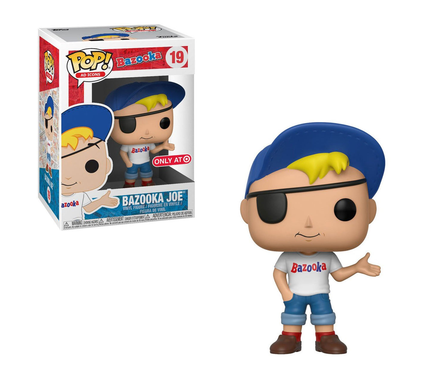 FUNKO POP! AD ICONS - BAZOOKA JOE **TARGET EXCLUSIVE** #19