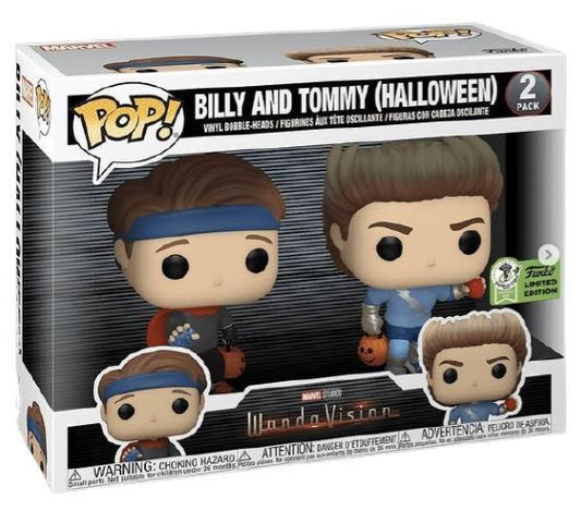 FUNKO POP! MARVEL: WANDAVISION - BILLY & TOMMY [HALLOWEEN] **2021 ECCC EXCLUSIVE** [2 PACK]