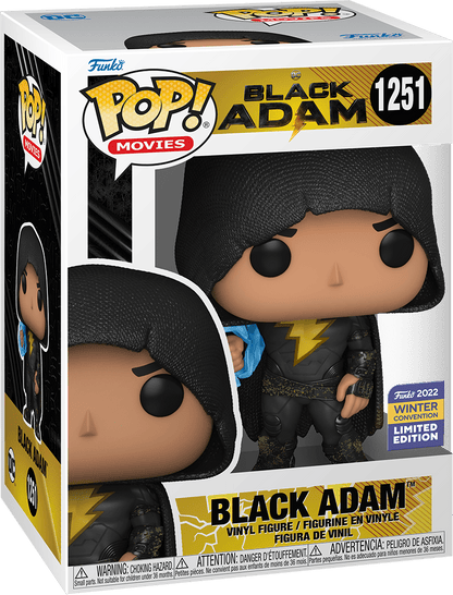 FUNKO POP! MOVIES [DC]: BLACK ADAM - BLACK ADAM **2022 WINTER CONVENTION EXCLUSIVE** #1251