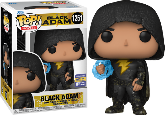 FUNKO POP! MOVIES [DC]: BLACK ADAM - BLACK ADAM **2022 WINTER CONVENTION EXCLUSIVE** #1251