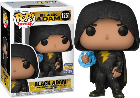 FUNKO POP! MOVIES [DC]: BLACK ADAM - BLACK ADAM **2022 WINTER CONVENTION EXCLUSIVE** #1251