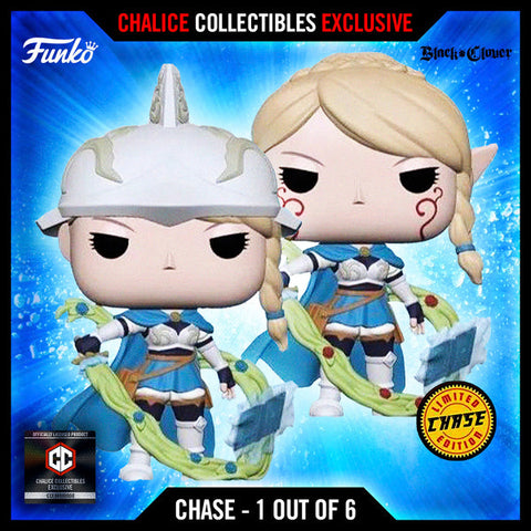 **CHASE & COMMON BUNDLE** FUNKO POP! ANIMATION: BLACK CLOVER CHARLOTTE **CHALICE EXCLUSIVE**
