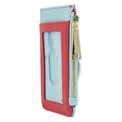 LOUNGEFLY POP Marvel Deadpool 30th Anniversary Rainbow Uniform CARDHOLDER