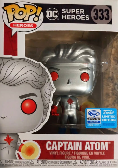 FUNKO POP! HEROES [DC] - CAPTAIN ATOM **2020 WONDERCON EXCLUSIVE** #333