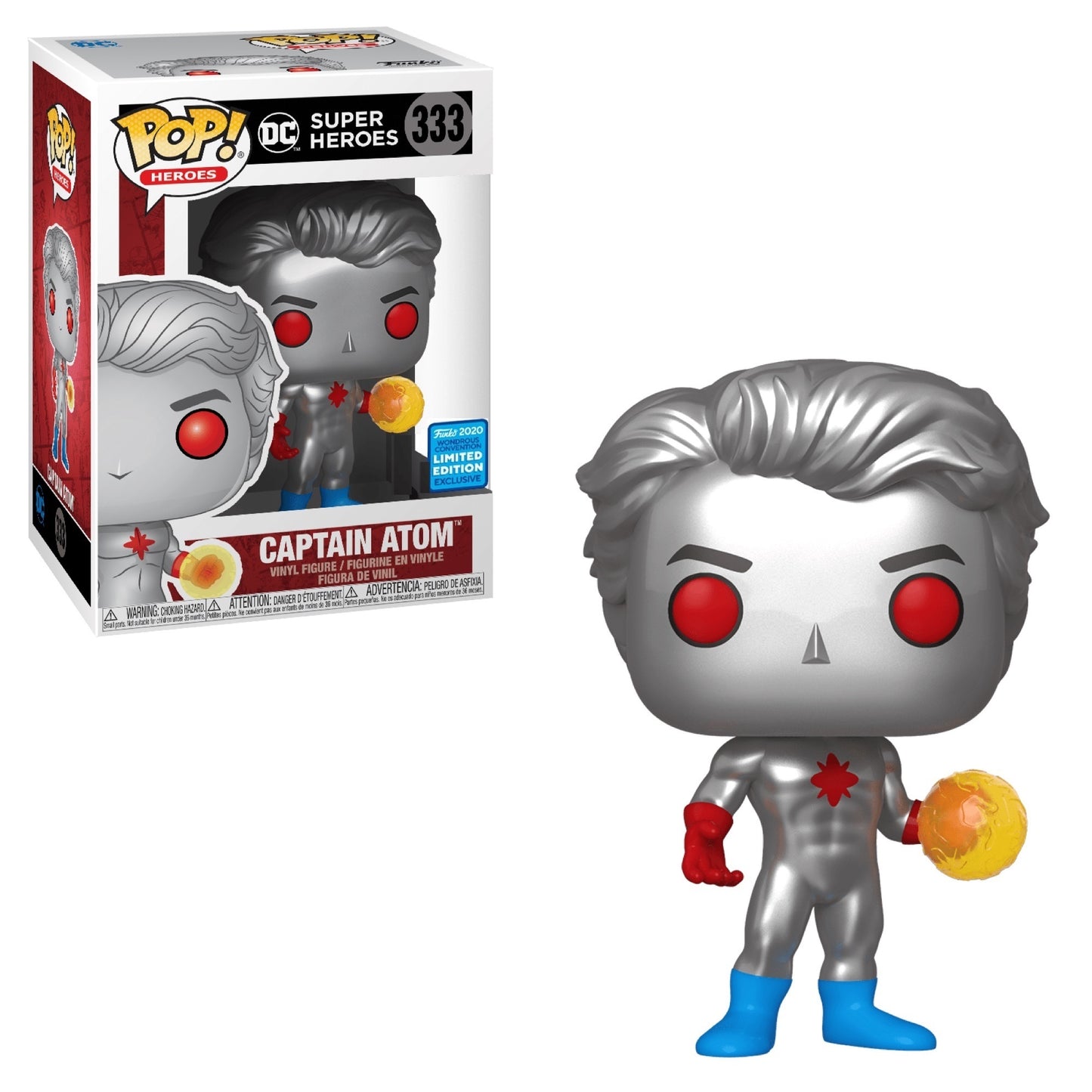 FUNKO POP! HEROES [DC] - CAPTAIN ATOM **2020 WONDERCON EXCLUSIVE** #333
