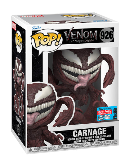 FUNKO POP! MARVEL - VENOM 2: LET THERE BE CARNAGE [MOVIE] - CARNAGE **2021 NYCC EXCLUSIVE** #926
