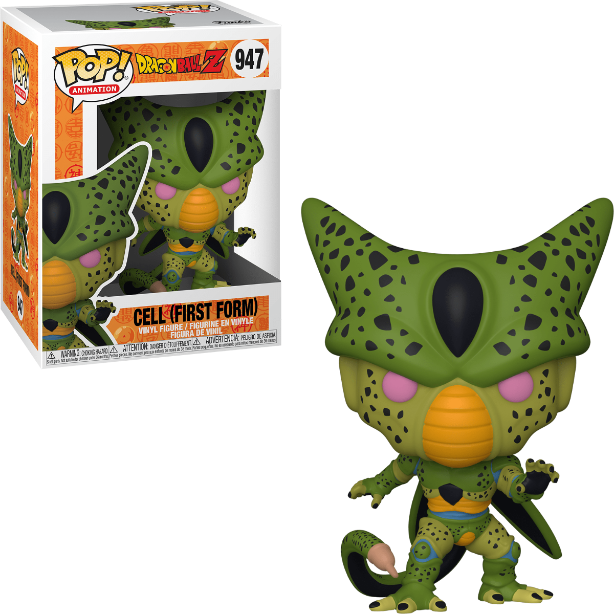 FUNKO POP! ANIMATION: DRAGON BALL Z [DBZ] - CELL [FIRST FORM] #947