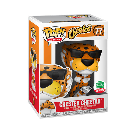 FUNKO POP! AD ICONS: CHEETOS - CHESTER CHEETAH [DIAMOND COLLECTION] **FUNKO SHOP EXCLUSIVE** #77