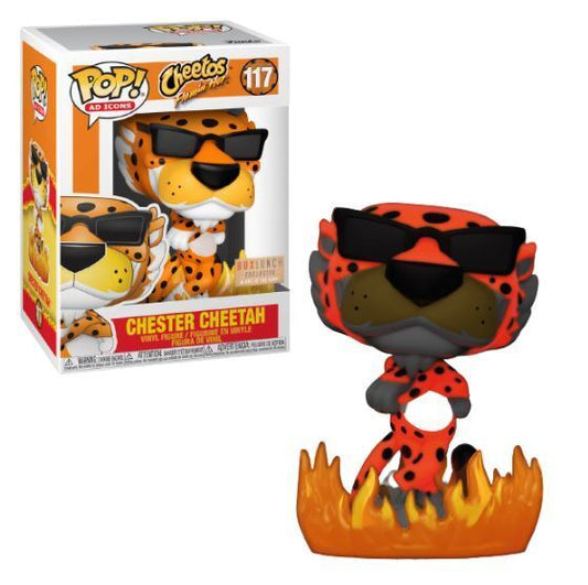 FUNKO POP! AD ICONS: CHEETOS - CHESTER CHEETAH [FLAMIN' HOT - GITD] **BOXLUNCH EXCLUSIVE** #117