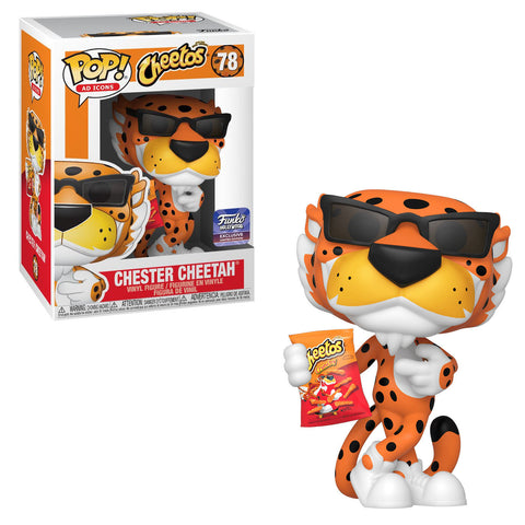 FUNKO POP! AD ICONS: CHEETOS - CHESTER CHEETAH [W/ CRUNCHY CHEETOS] **FUNKO SHOP HOLLYWOOD EXCLUSIVE** #78