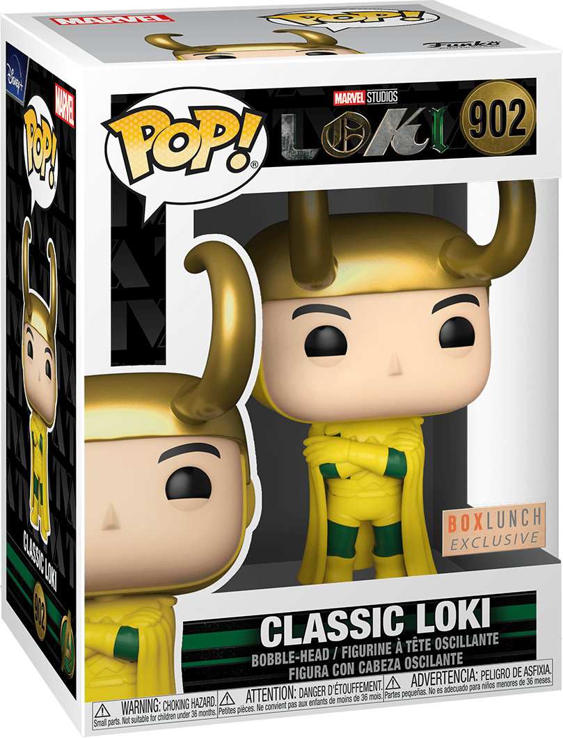 FUNKO POP! MARVEL: LOKI [TV SERIES] - CLASSIC LOKI **BOXLUNCH EXCLUSIVE** #902