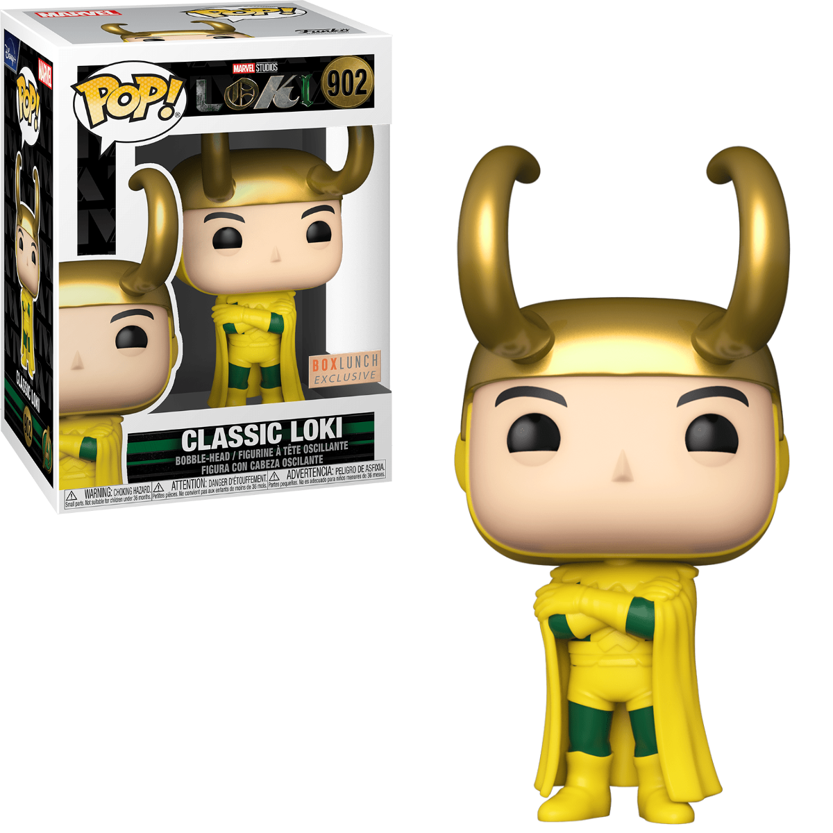FUNKO POP! MARVEL: LOKI [TV SERIES] - CLASSIC LOKI **BOXLUNCH EXCLUSIVE** #902