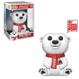 FUNKO POP! AD ICONS: 10" COCA-COLA POLAR BEAR **FUNKO SHOP EXCLUSIVE** #59