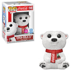 FUNKO POP! AD ICONS: COCA-COLA POLAR BEAR [FLOCKED] **FUNKO SHOP EXCLUSIVE** #58