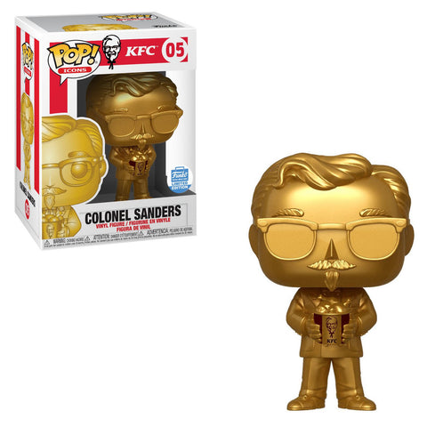 Funko Pop! Ad Icons: KFC - Colonel Sanders Gold *Funko Shop Exclusive*