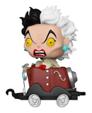 FUNKO POP! DISNEY [TRAINS]: VILLAINS - CRUELLA DE VIL IN CART **FUNKO SHOP EXCLUSIVE** #15