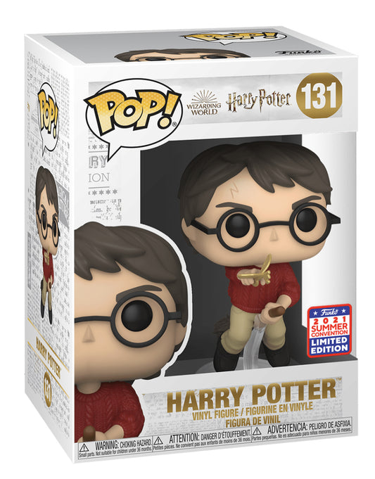 FUNKO POP! HARRY POTTER [WIZARDING WORLD] - HARRY POTTER [CATCHING WINGED KEY] **2021 VIRTUAL FUNKON EXCLUSIVE** #131